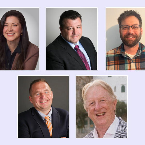 The candidates for the board of education pictured in the order in which they will appear on the ballot are (top row, from left): Christine Ruggeri, Thomas Loughran,  Joseph Pushee and (bottom row, from left) James Maloney and Raymond Burney. The budget vote and election of trustees is scheduled for Tuesday, May 20. 