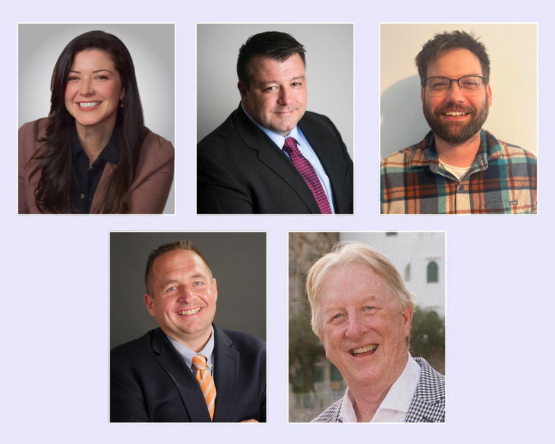 The candidates for the board of education pictured in the order in which they will appear on the ballot are (top row, from left): Christine Ruggeri, Thomas Loughran,  Joseph Pushee and (bottom row, from left) James Maloney and Raymond Burney. The budget vote and election of trustees is scheduled for Tuesday, May 20. 