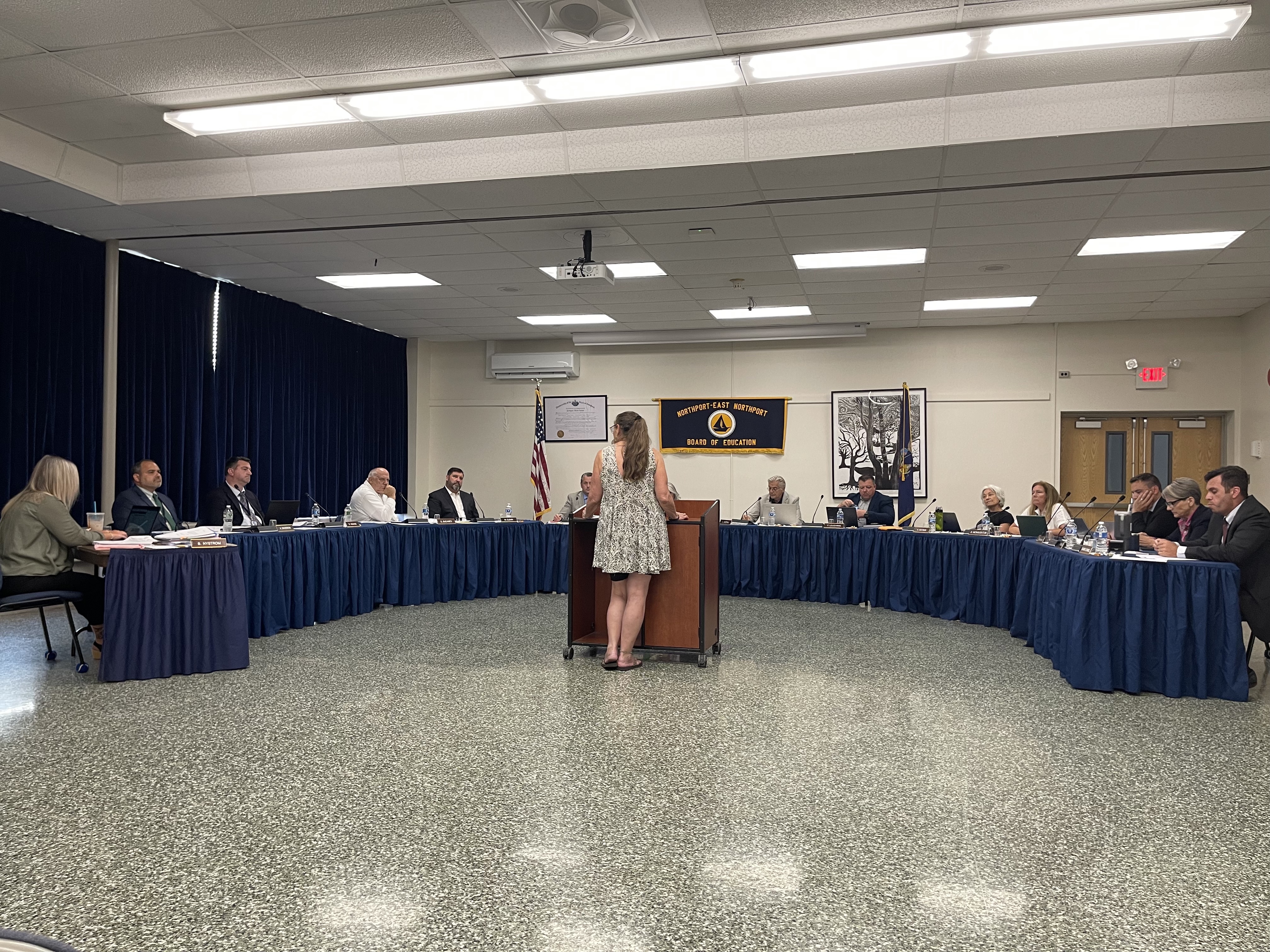 The Northport-East Northport board of education recently enacted a change to its participation policy that reduces speaking time on both agenda and non-agenda items from five to three minutes.