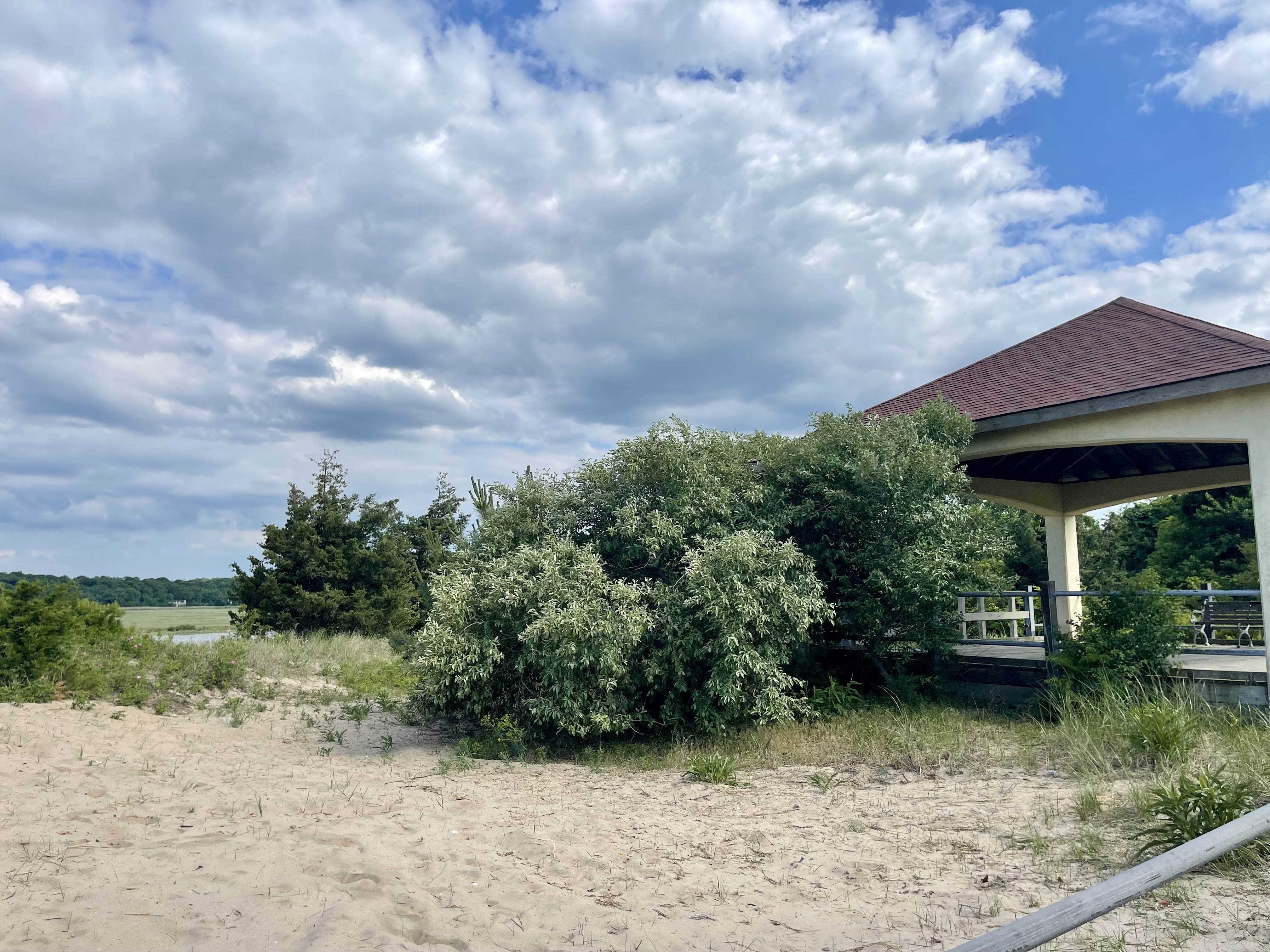 The NENDATF is asking for the community's help in reporting misuse of the area just beyond the gazebo at Crab Meadow Beach. Members of the task force say the area, in the southeast corner of the parking lot, is a popular hangout for drinking and hard drug use among youth.