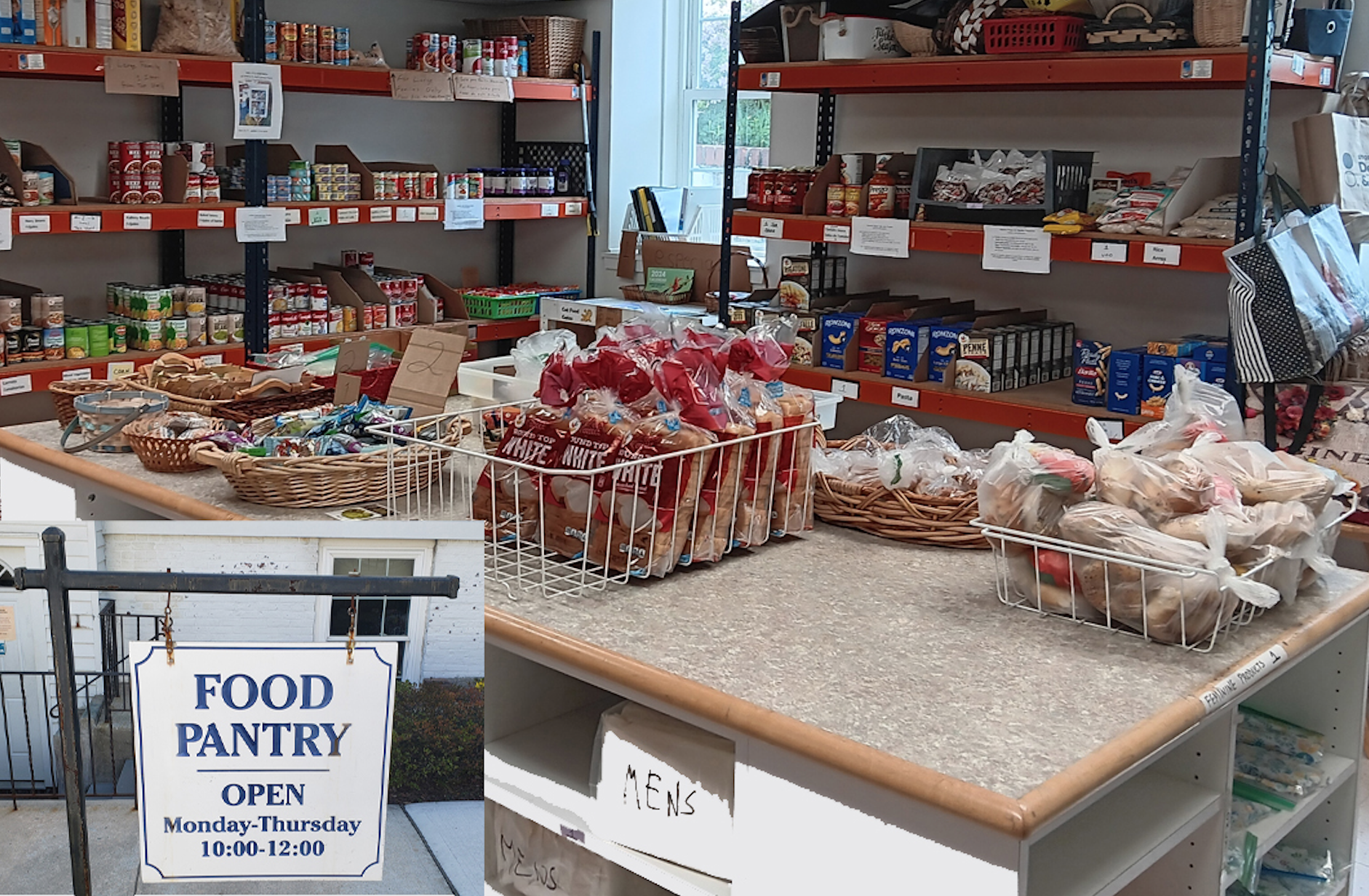 The Northport-East Northport Ecumenical Lay Council Food Pantry in Northport Village supplies food to nearly 200 local families.