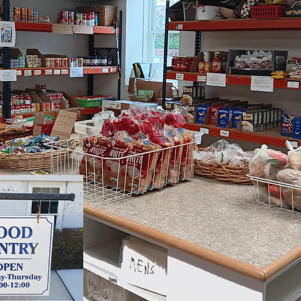 The Northport-East Northport Ecumenical Lay Council Food Pantry in Northport Village supplies food to nearly 200 local families. 