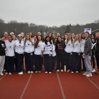 Julia Raghoonanan, along with fellow members of the NHS basketball team, represented Raghoonanan’s sister Hailey Seemungal, who is currently battling leukemia, at the Relay for Life First Lap event last month. 