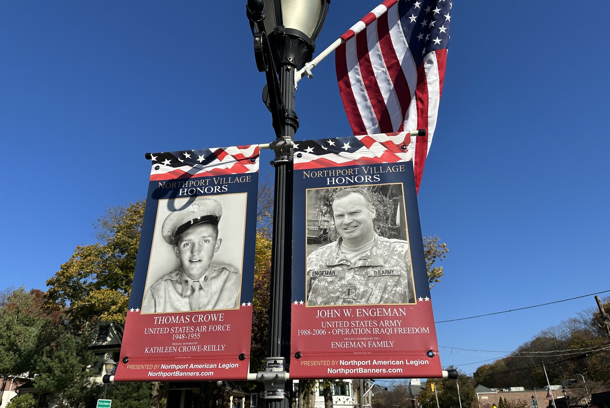 The Northport Hometown Heroes Banner program, presented by the Northport American Legion, kicked off its inaugural year just in time for Veteran’s Day. 