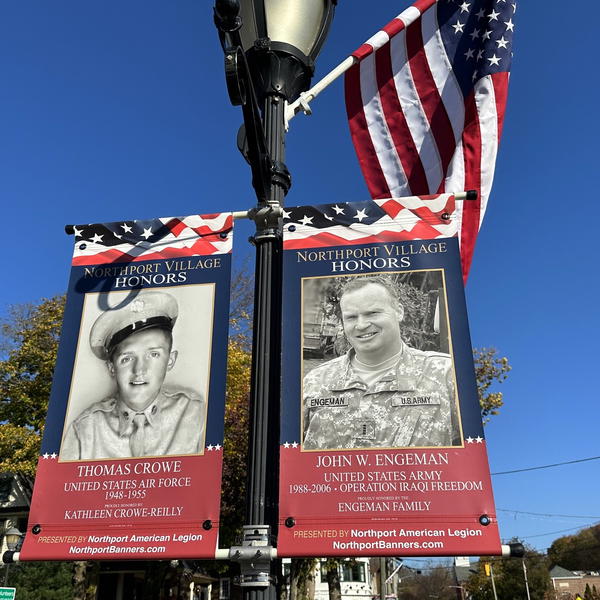 The Northport Hometown Heroes Banner program, presented by the Northport American Legion, kicked off its inaugural year just in time for Veteran’s Day. 