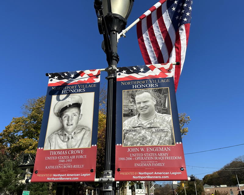 The Northport Hometown Heroes Banner program, presented by the Northport American Legion, kicked off its inaugural year just in time for Veteran’s Day. 