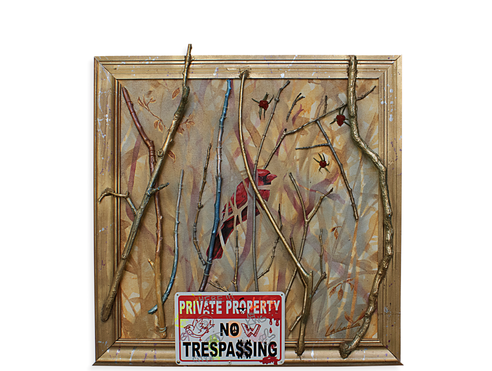 “Limited,” just one piece by Cuban-born artist Ricardo Labarca on view at Trinity Community Art Center through this weekend.
