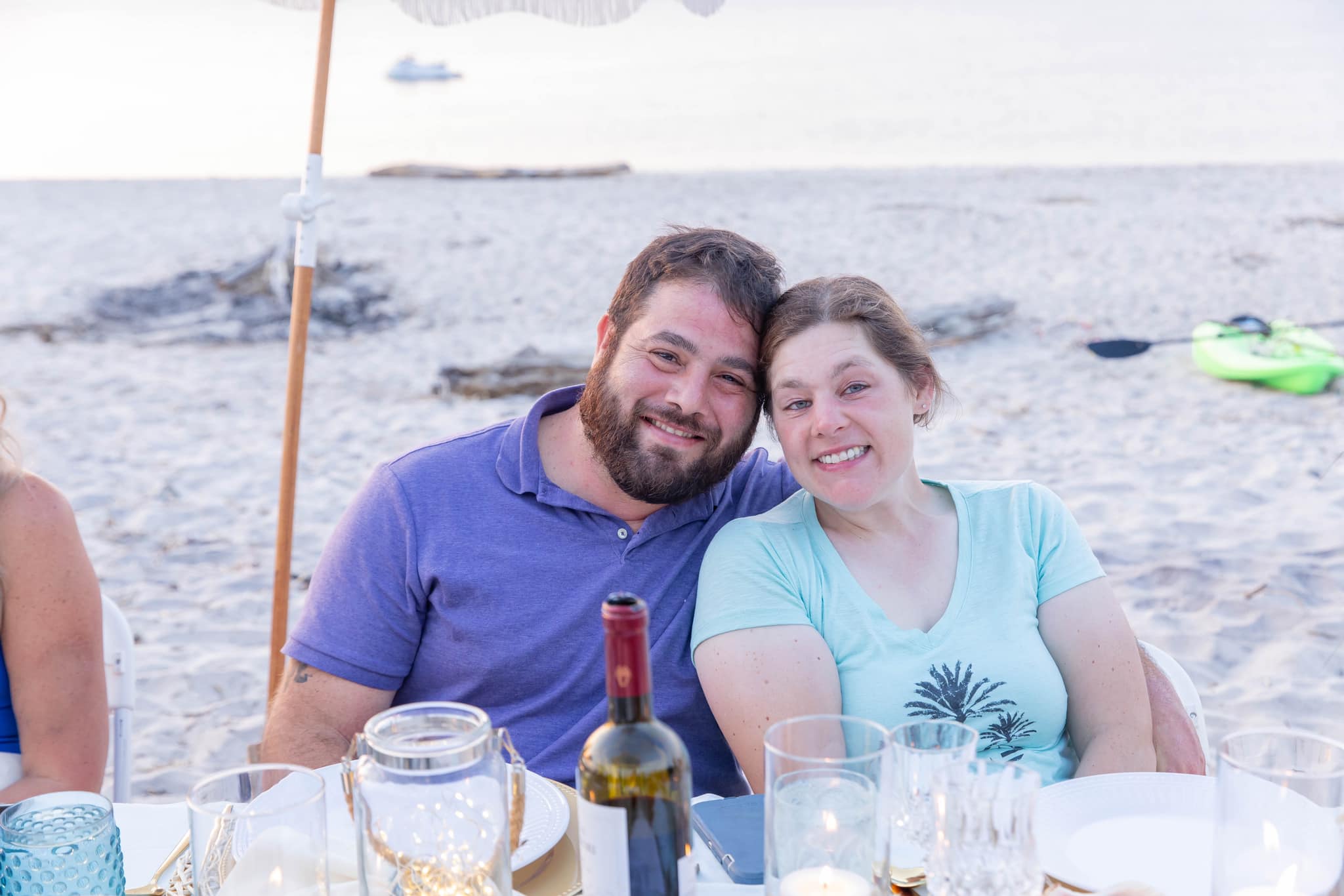 Kaitlyn McCready, owner of Kate’s Hair of the Dog in Northport, with her fiancé Luis Rivera. The couple was killed in a car accident in Florida last month. Image via Facebook. 