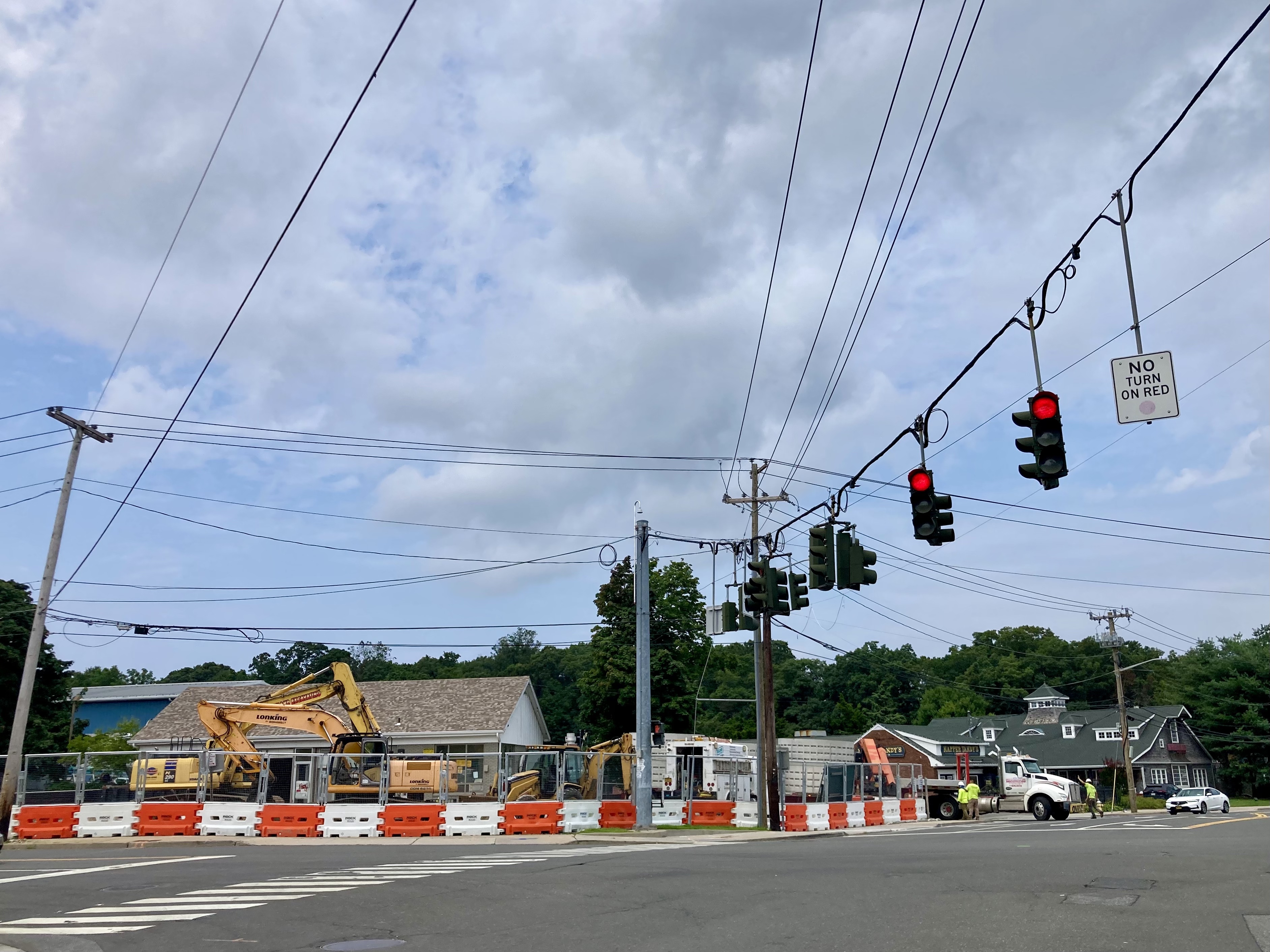 Work on a Bolla Market and filling station (formerly Mobil) on Fort Salonga Road in Northport Village is expected to be complete in a few months.