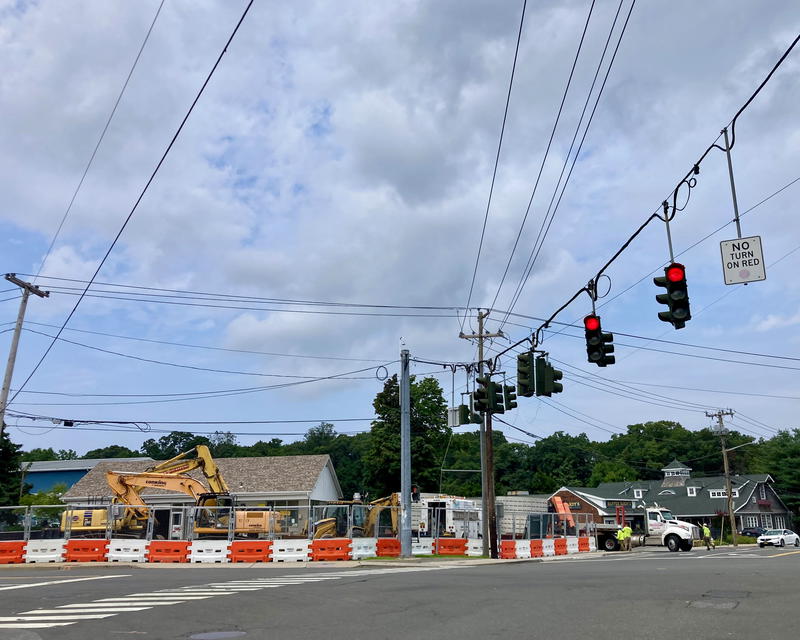 Work on a Bolla Market and filling station (formerly Mobil) on Fort Salonga Road in Northport Village is expected to be complete in a few months.