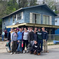 Last month, 13 Northport high schoolers made a trip to Kermit, West Virginia, where they worked independently of the school district to help further a mission they established in 2019, as members of the service club Students for 60,000. 