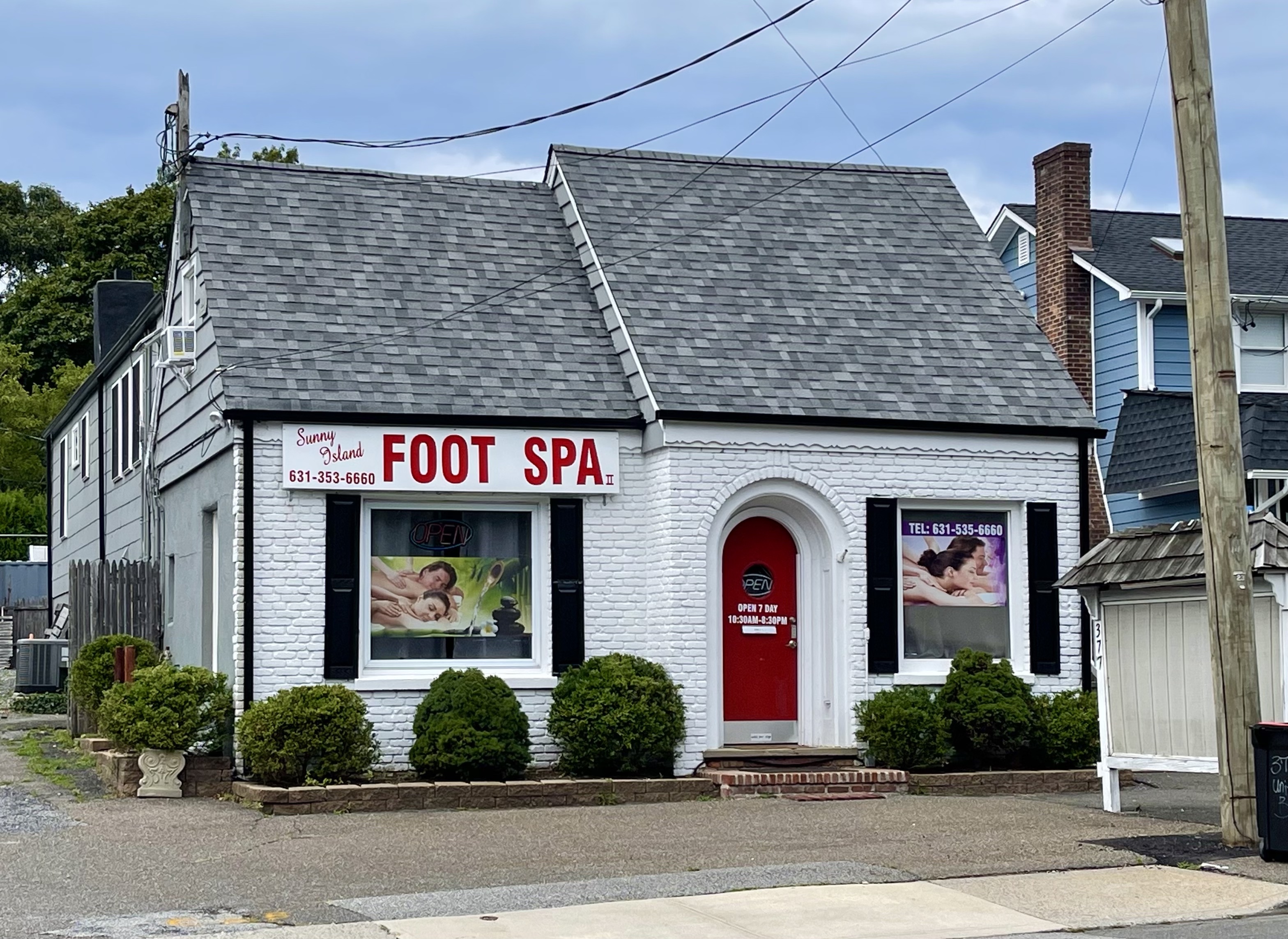 Sunny Island Foot Spa on Fort Salonga Road in Northport Village “appears to be vacant” since two arrests were made at the location earlier this month. 