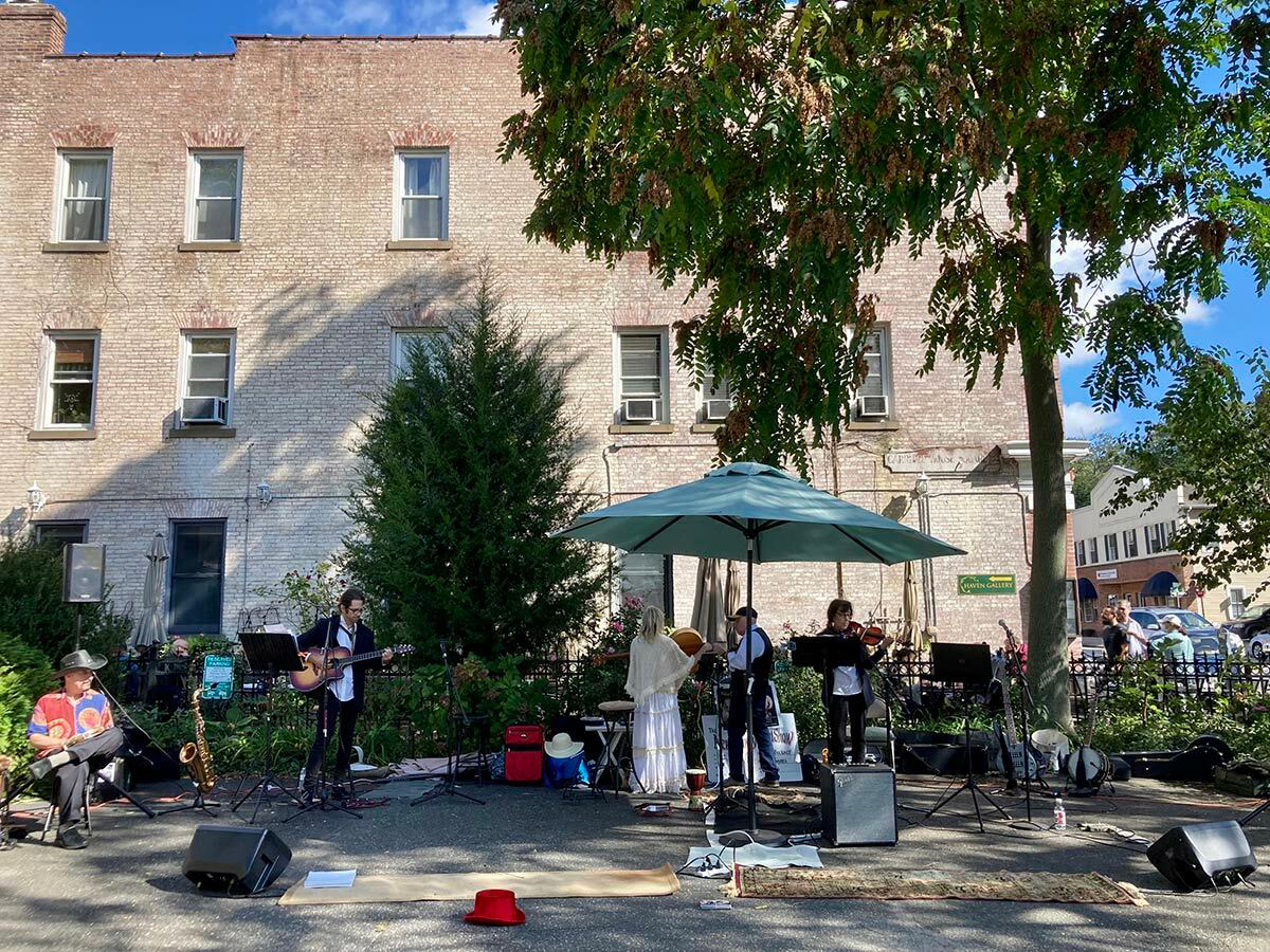 One of the Northport Art Coalition&#39;s biggest events, the ArtWalk will take place on NAC on Sunday, October 9. NAC’s Art in the Park is this Sunday, August 14, from 10am-5pm in Northport Village Park. File photo of musicians from last year’s ArtWalk.