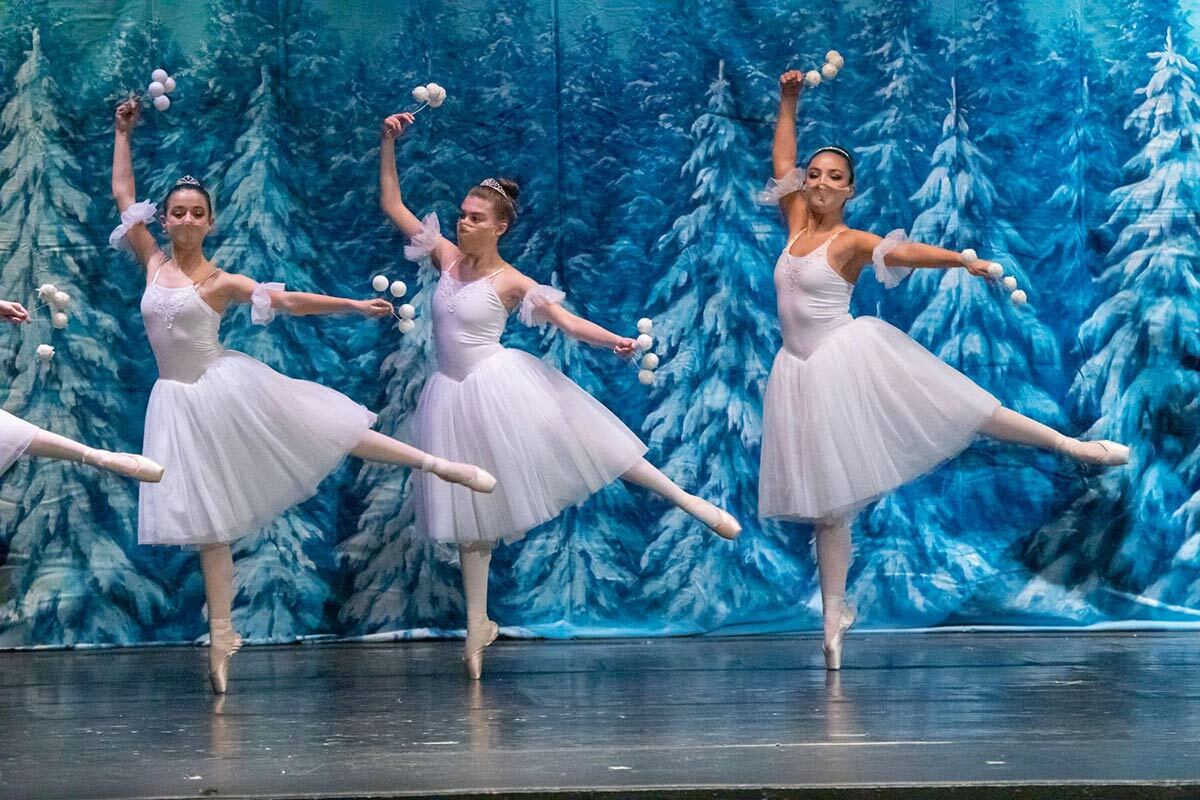 Posey School’s 2021 Nutcracker performance. Photo via the Posey School Facebook page.