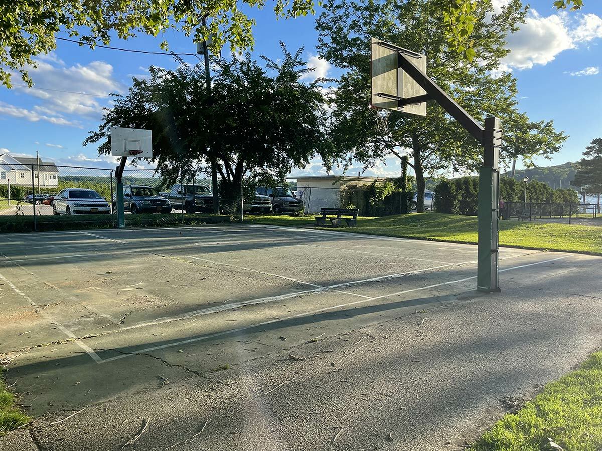 According to Town of Huntington officials, the Village of Northport can proceed with the revitalization of the basketball court. Bathrooms will be relocated to Cow Harbor Park, said one official.