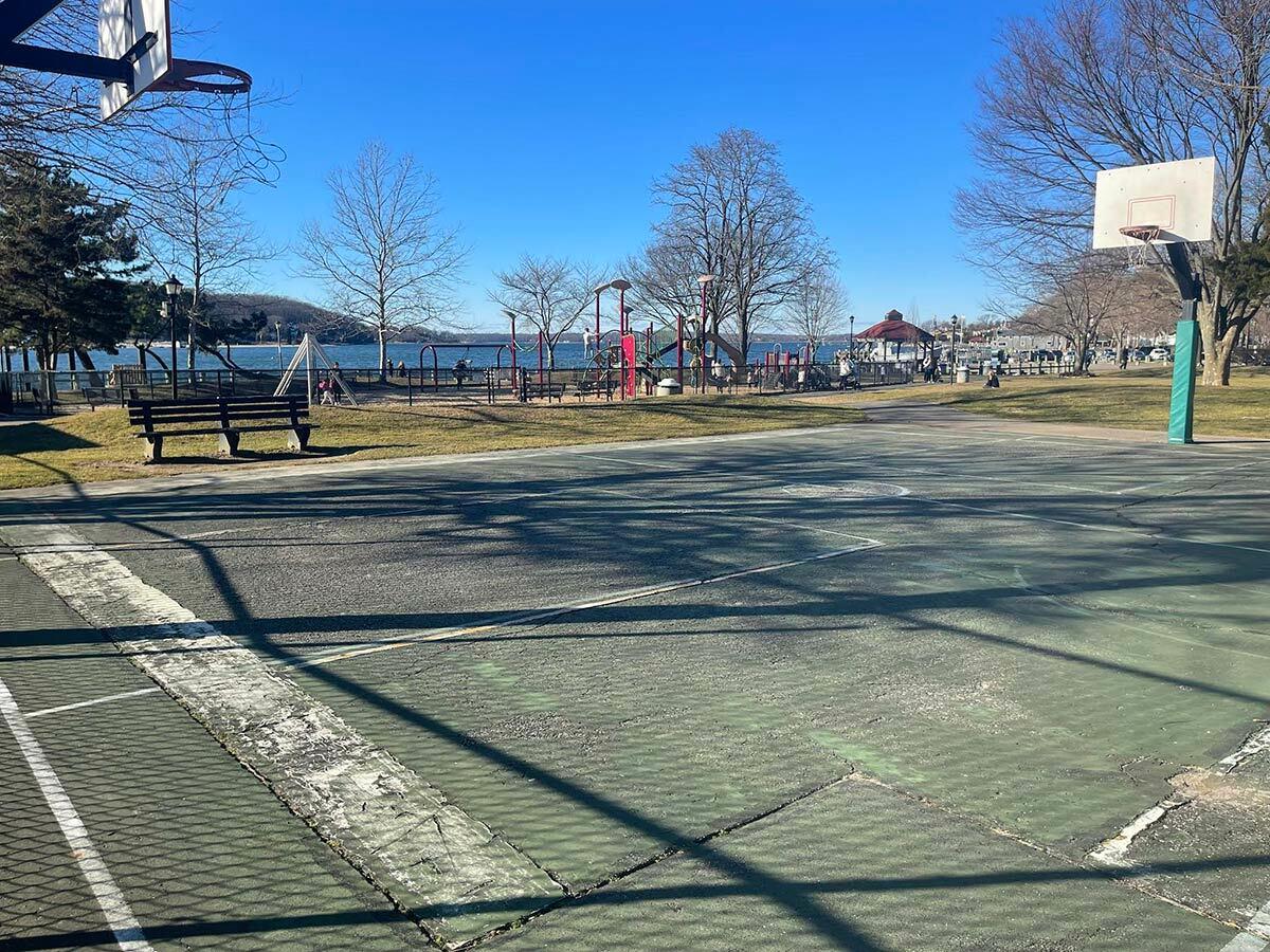 The prospect of a new Cow Harbor Park basketball court remains on the table, despite a current lack of funding to complete the project as first envisioned.