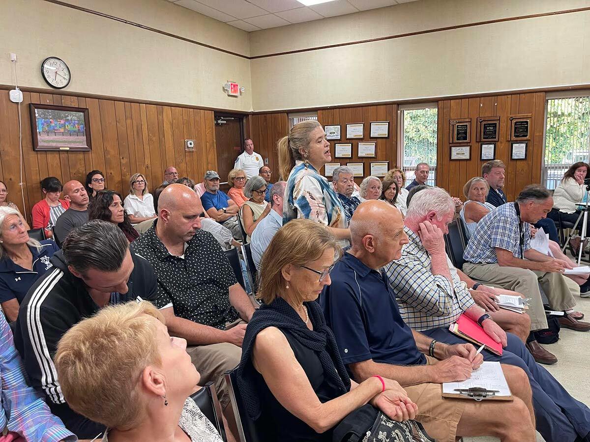 The September 5 Village Board of Trustees meeting turned contentious in yet another debate over the planned and approved Cow Harbor Park Revitalization Project.