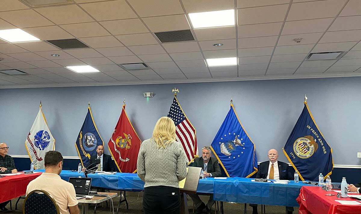 Northport resident Sharon Richmond asked the Village board to opt out of cannabis sales because she fears it will lead to substance abuse and unsafe driving.
