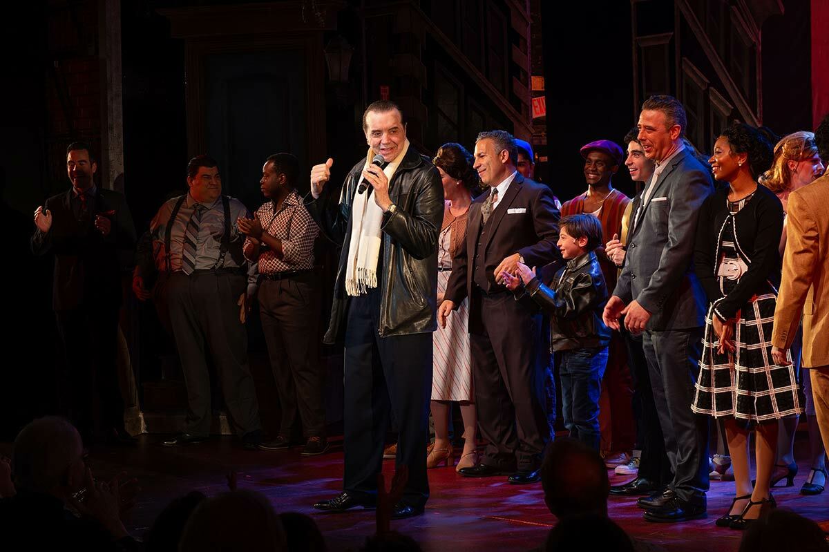 Chazz Palminteri onstage at the Engeman Theater. Photo courtesy Engeman Theater.