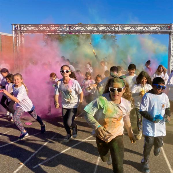 Participants in last year&#39;s Color Run take off on the mile-long course. This year&#39;s event is this Saturday, November 4. Registration is open. 