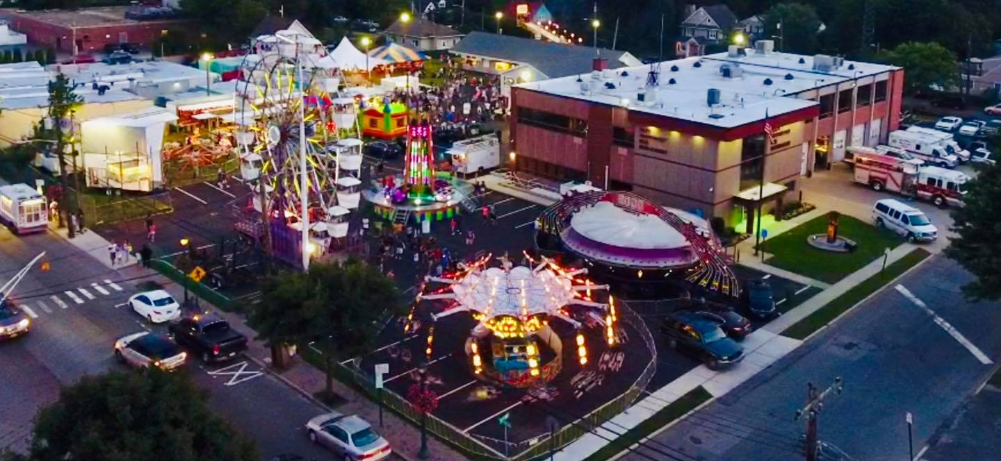The East Northport Fireman’s Fair runs from August 7 through August 10 at the department’s Larkfield Road headquarters. Photo via Facebook.