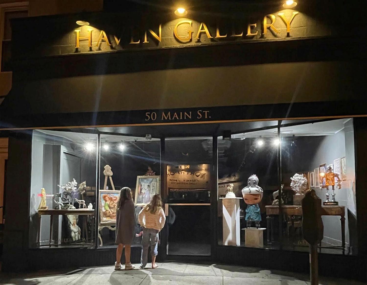 Haven Gallery began operating permanently out of 50 Main Street. Photo courtesy of Haven Gallery.