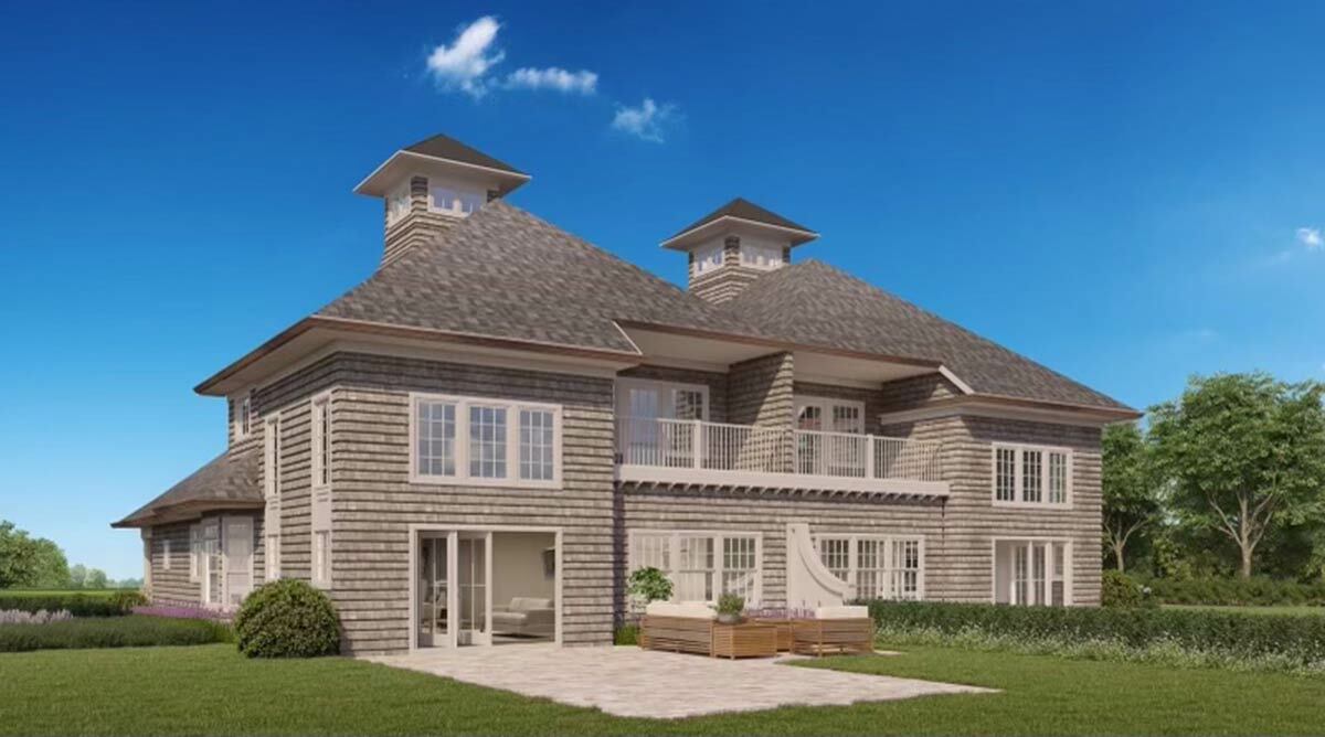 A rendering of a “luxury living” residence at the Preserve at Indian Hills, a proposed 55 and better community located within the Indian Hills Golf Course at 21 Breeze Hill Road in Northport. Image via Facebook.