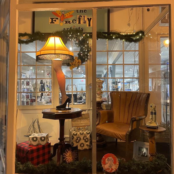 The Northport Leg Lamp Lighting at The Firefly Artists is one of many holiday events coming up this month and into December. 