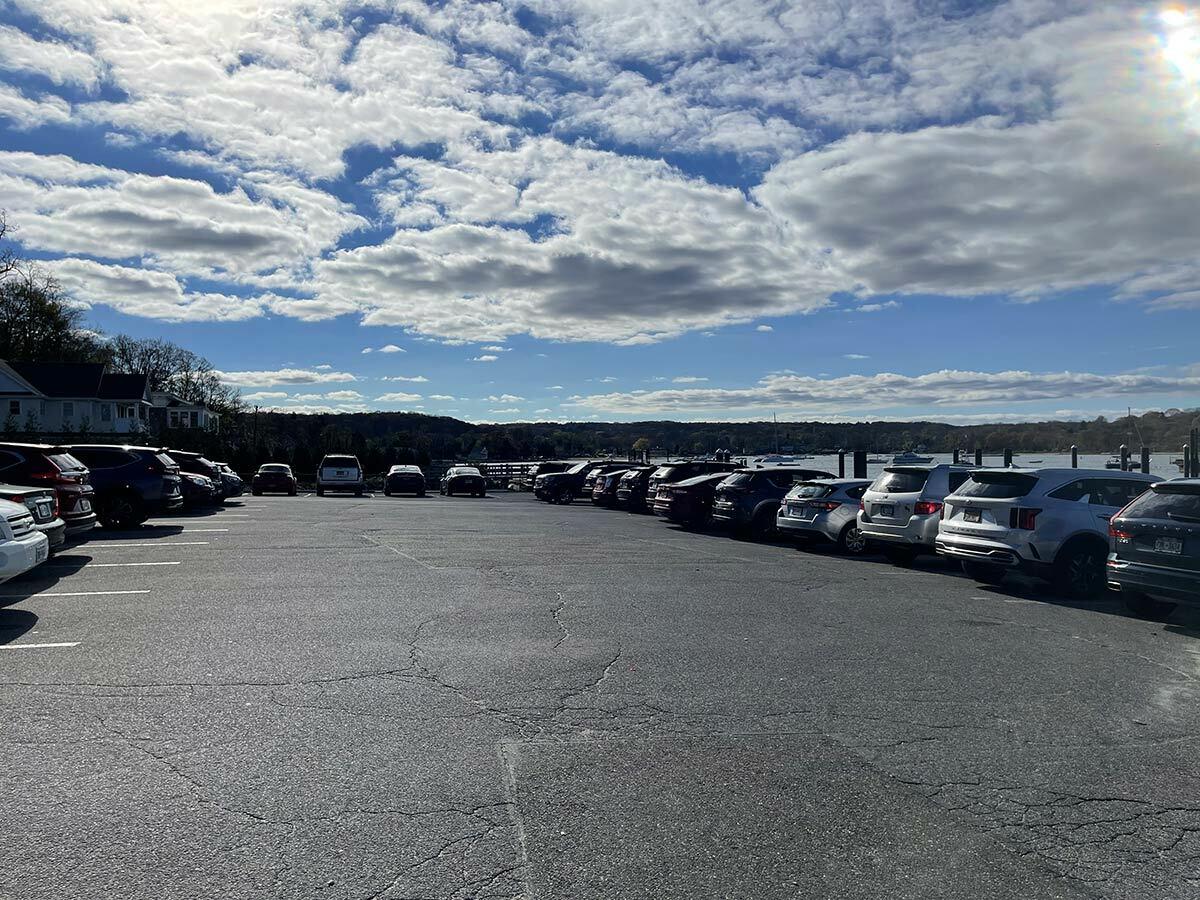 A proposal put forth by Town of Huntington Supervisor Ed Smyth could potentially add metered parking to municipal lots in downtown areas of Huntington, Cold Spring Harbor and Northport, including in the Woodbine Marina lot, pictured here.