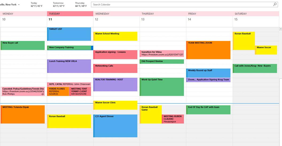 A very scheduled week in the life of a mom, now working from home, during Covid-19.