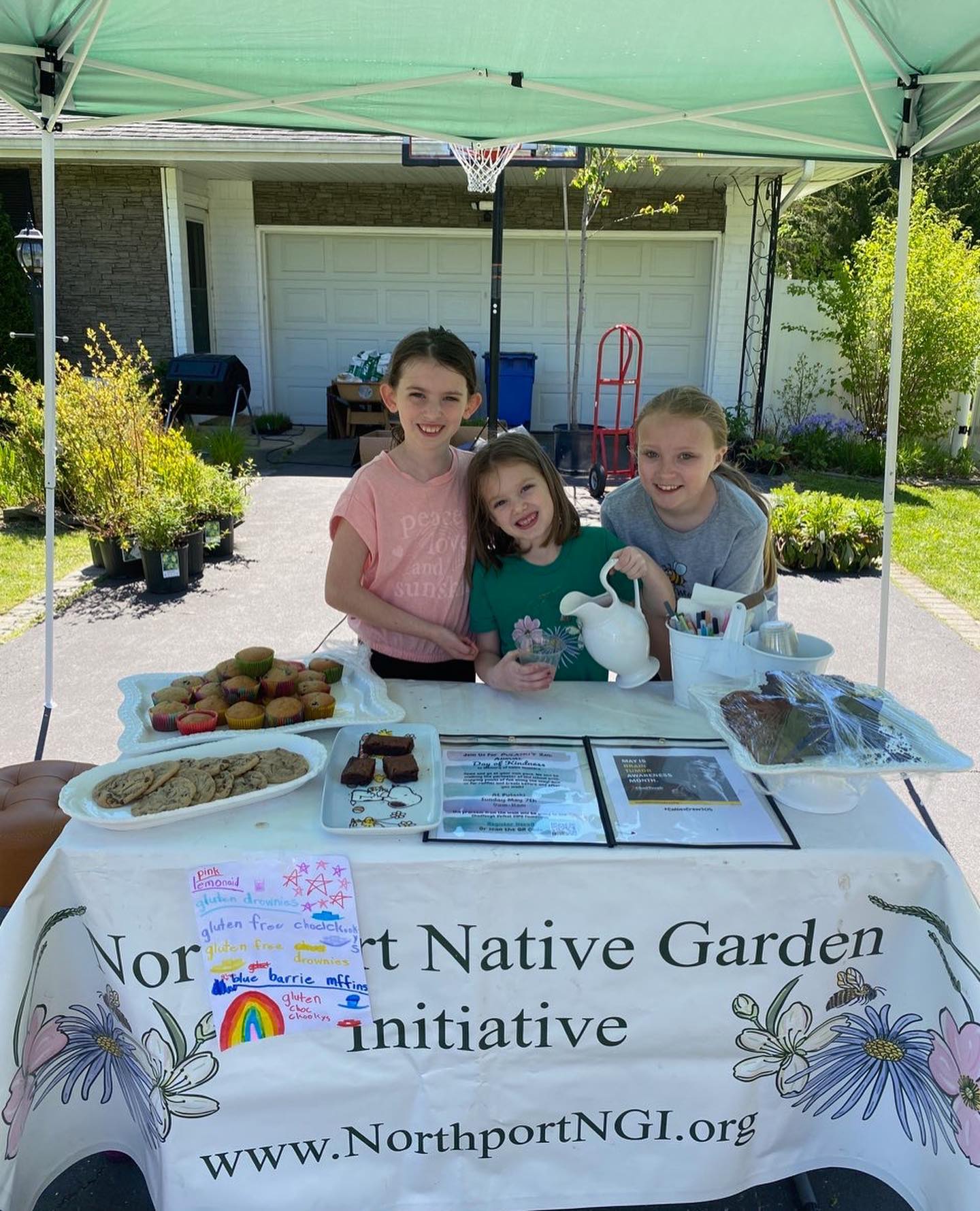 Maeve Tamaro, Rose Tamaro and Bridget Gorman raised funds for Pulaski School’s Day of Kindness in honor of Callie Montera, who lost her life to cancer in 2020.