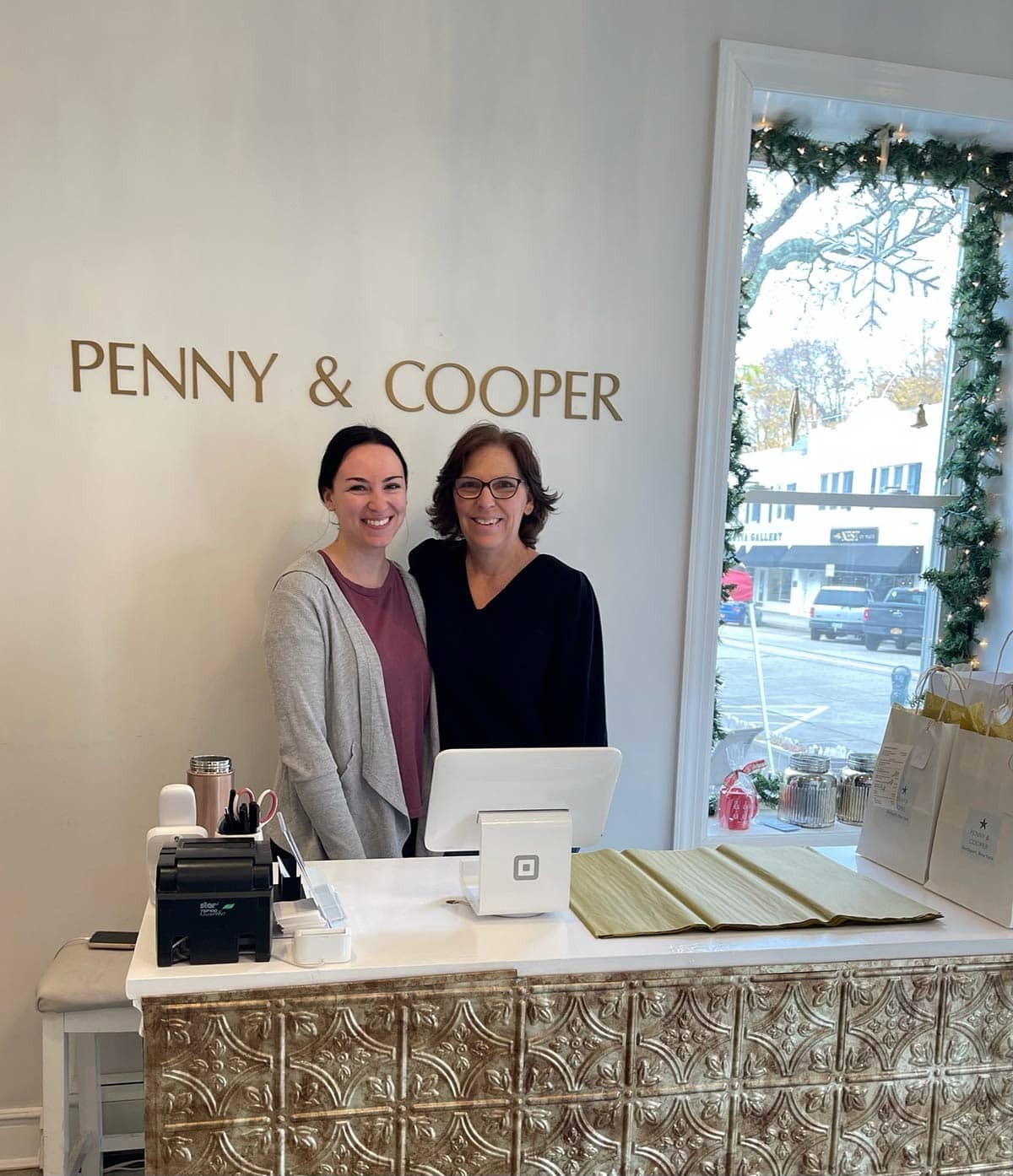 The mother-daughter team behind Penny & Cooper, Donna and Katie Donigian.