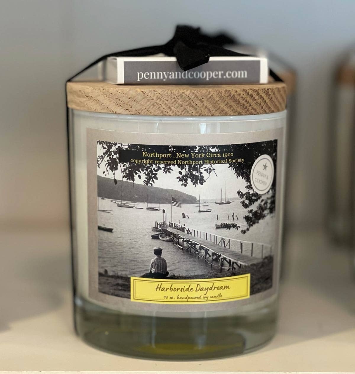 Historical candles make for a perfect gift for Northport lovers. $30