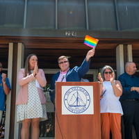 Pride-themed events, from a paint and sip to a multi-faith prayer service, flag raising and art exhibits are all part of the lead up to the 2025 Northport Pridefest in the Park, scheduled for June 14.  File photo (2023). 
