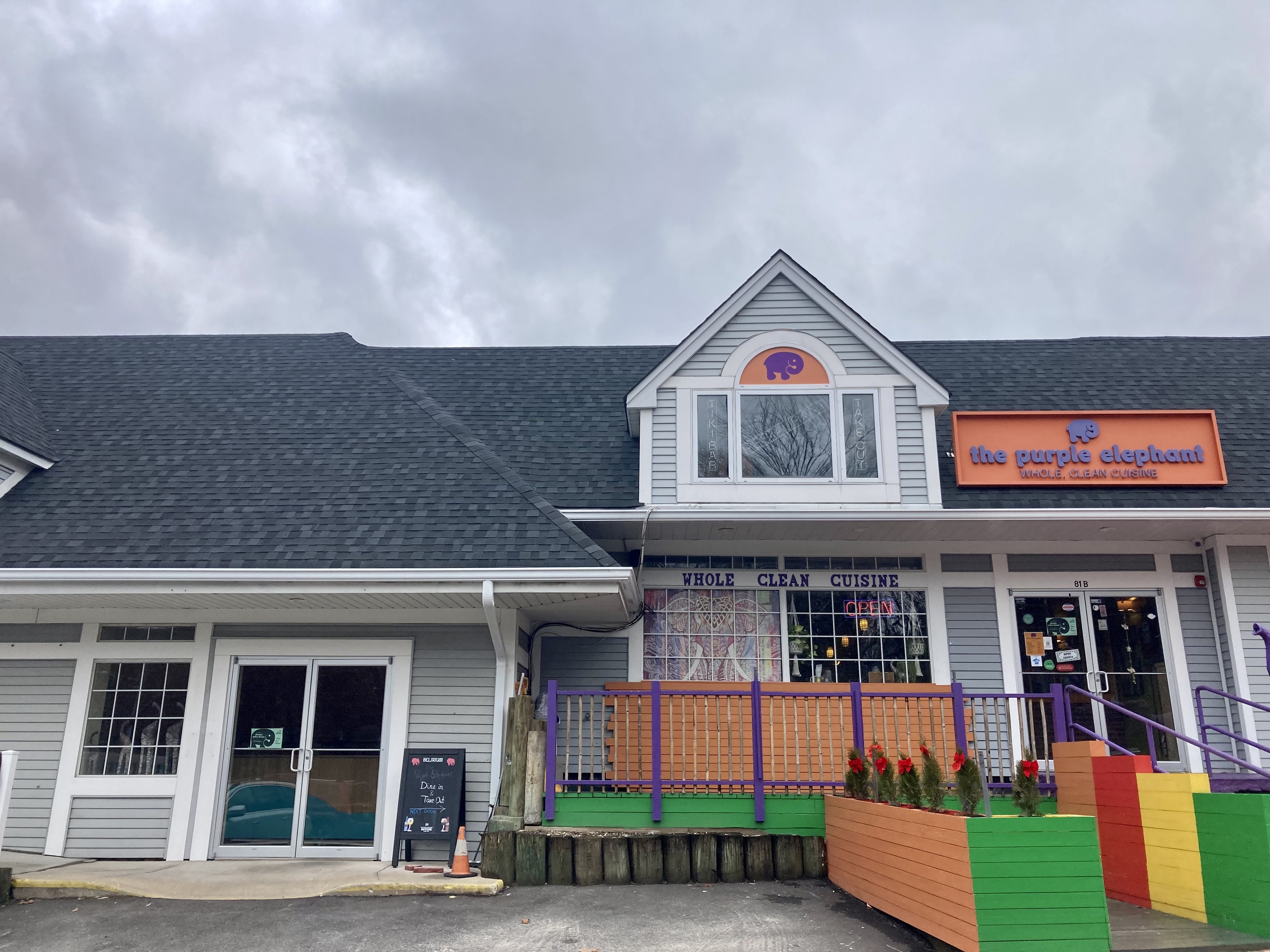 The Purple Elephant in Northport is soon opening a grab-and-go space with coffee bar (seen here to the left of its main dine-in restaurant) featuring breakfast and lunch items for takeout. 