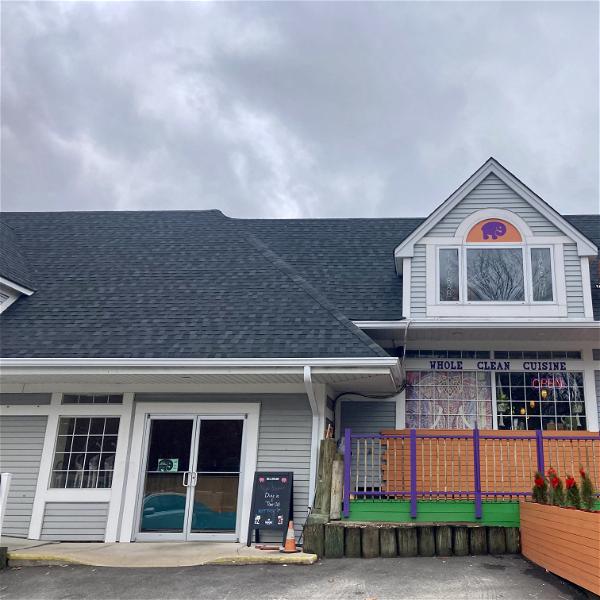 The Purple Elephant in Northport is soon opening a grab-and-go space with coffee bar (seen here to the left of its main dine-in restaurant) featuring breakfast and lunch items for takeout. 
