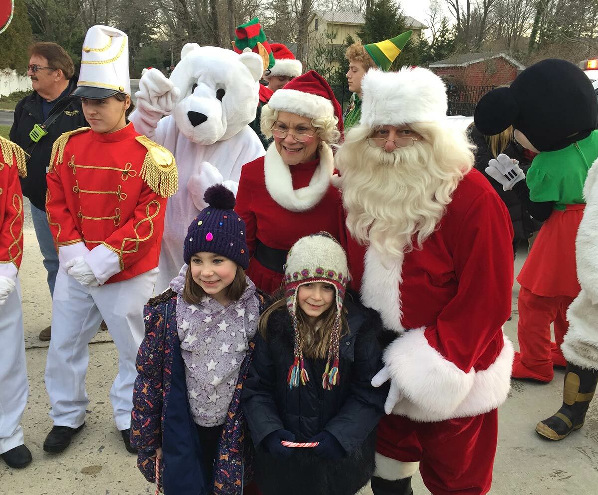 Santa and Mrs. Claus visit with the community at the Highland Avenue stop in 2019.