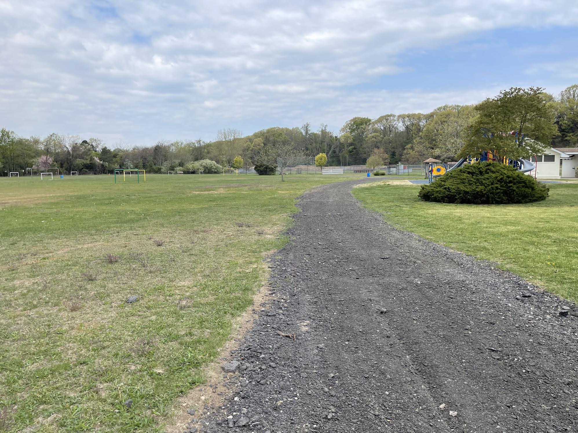 A new path at Steers Park runs the perimeter of the property.