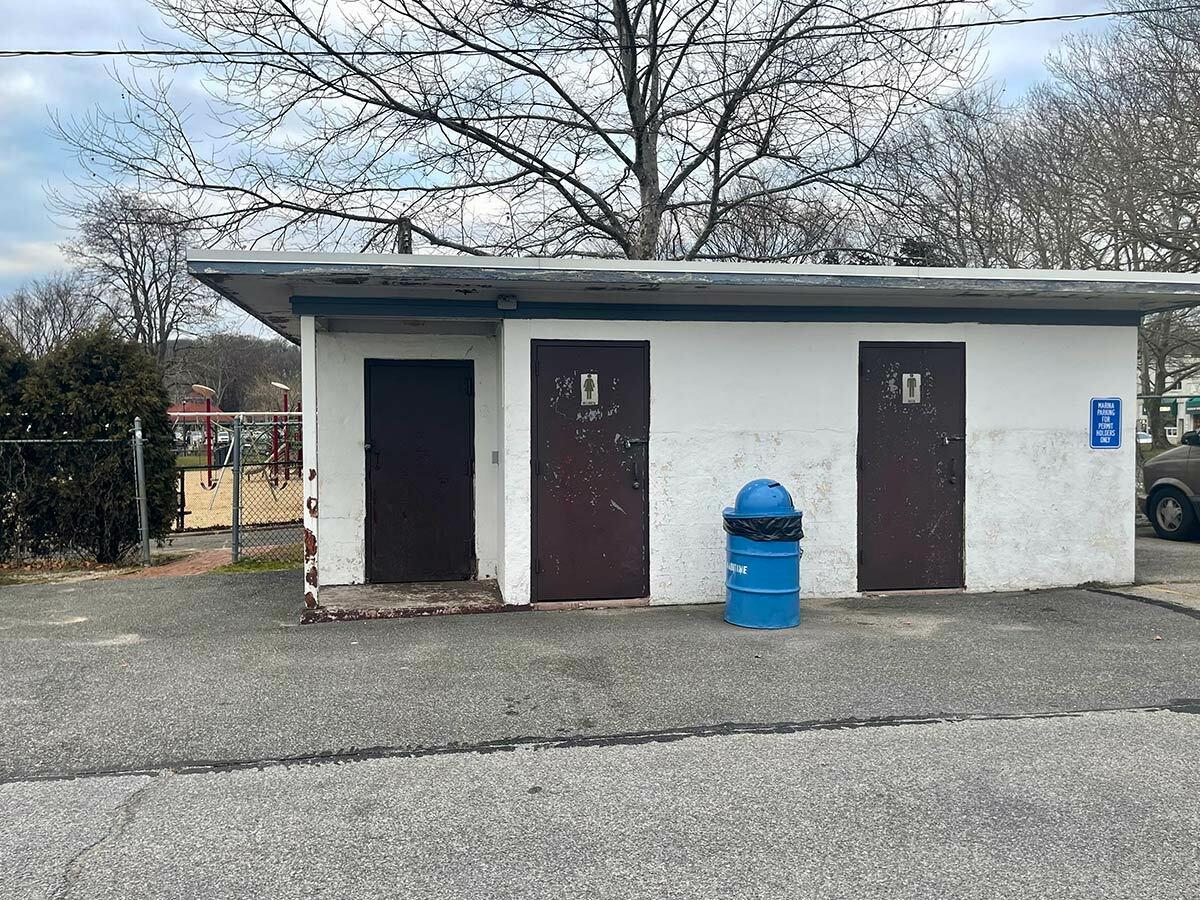 Donations from two residents are funding the renovation of the bathrooms between Cow Harbor Park and the Woodbine Marina.